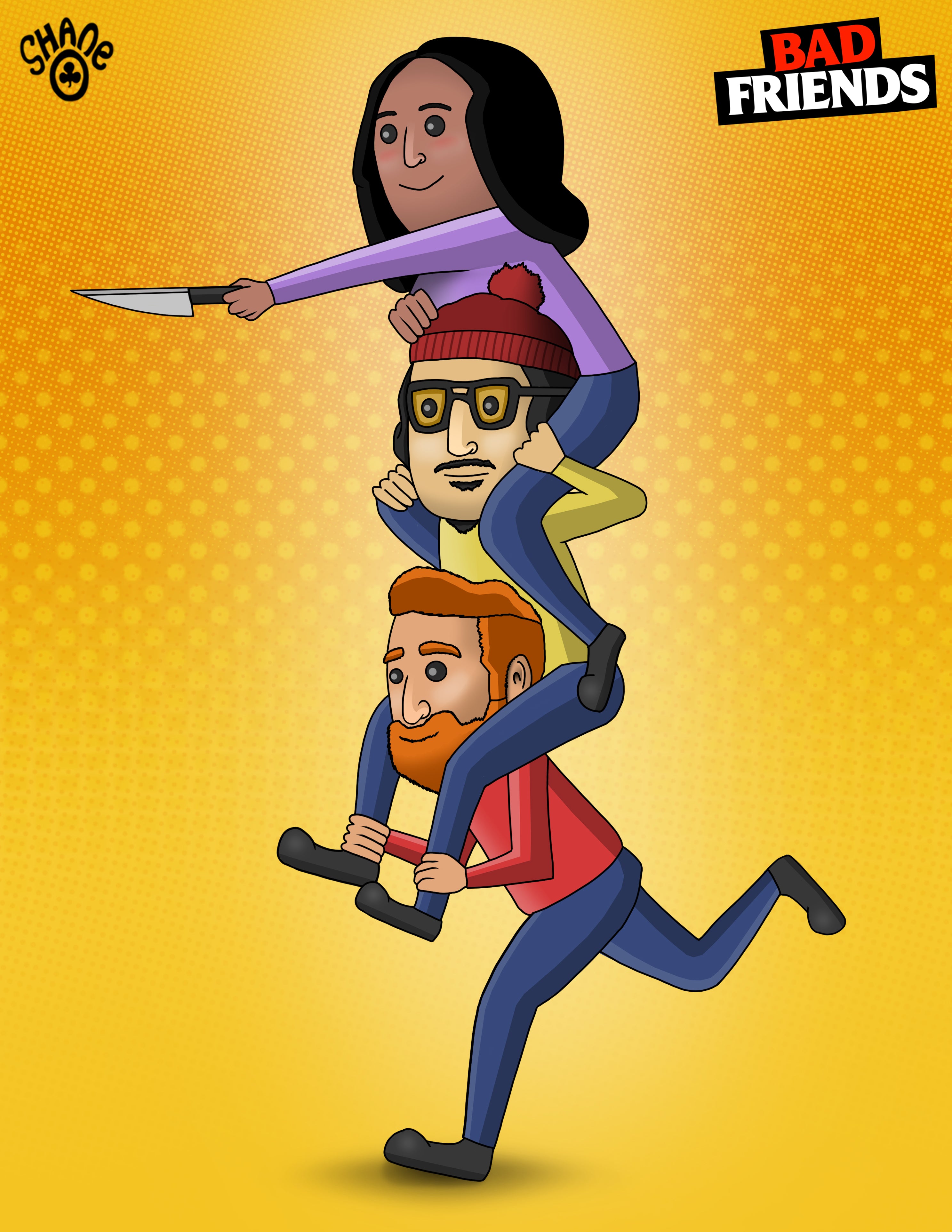 Drive off bad friends